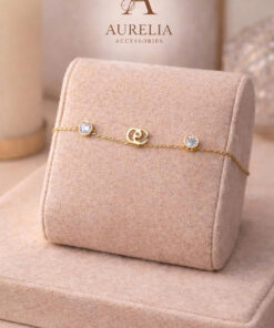 Vòng Tay Mạ Vàng Phối Đá